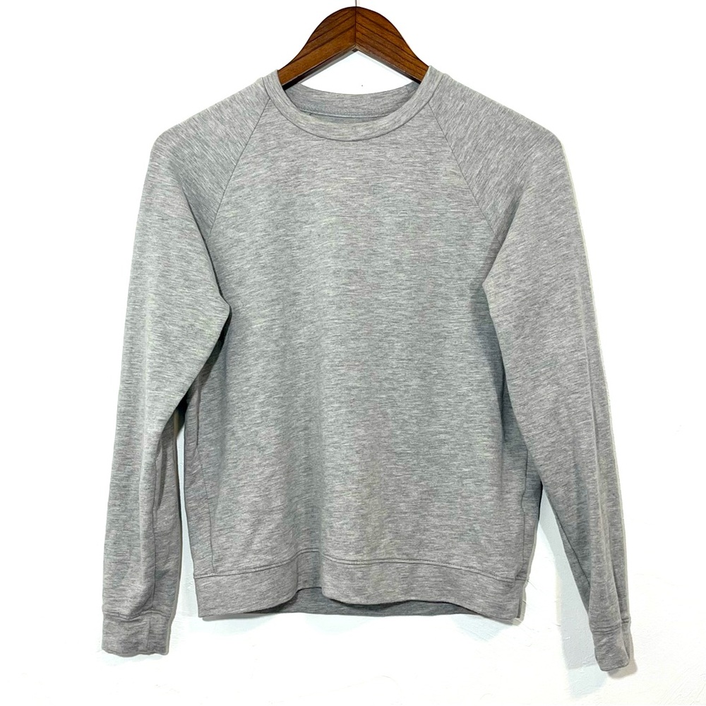 Brooklinen Willow Raglan Sweatshirt Heather Grey Lounge Crewneck Size
 XS